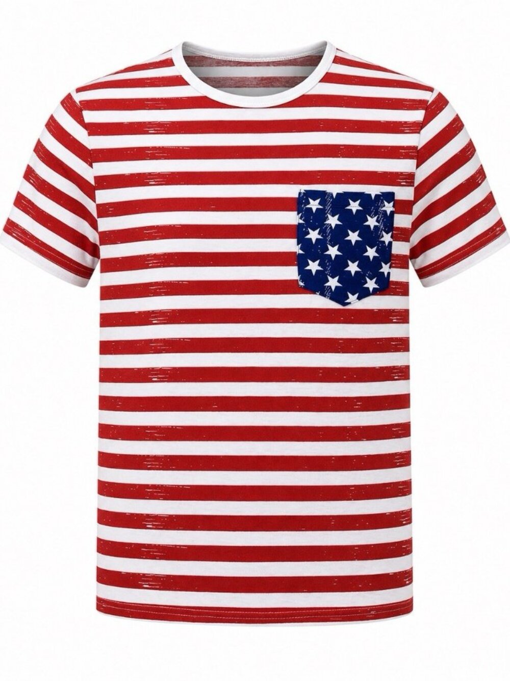 Patpat Men's USA Flag Graphic Short Sleeve T-Shirt  Size XL